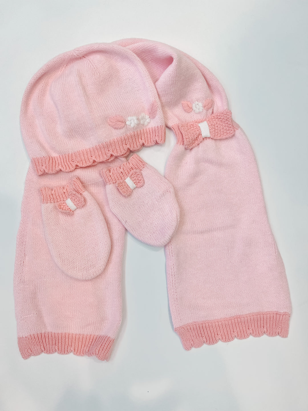 Hat, Gloves, and Scarf Set