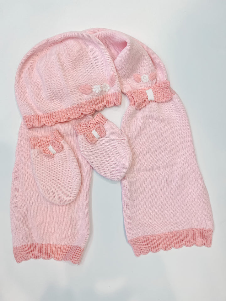 Hat, Gloves, and Scarf Set