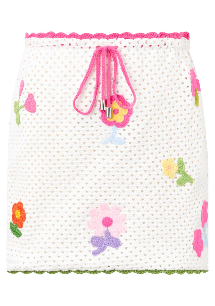 Daisette Crochet Mini Skirt