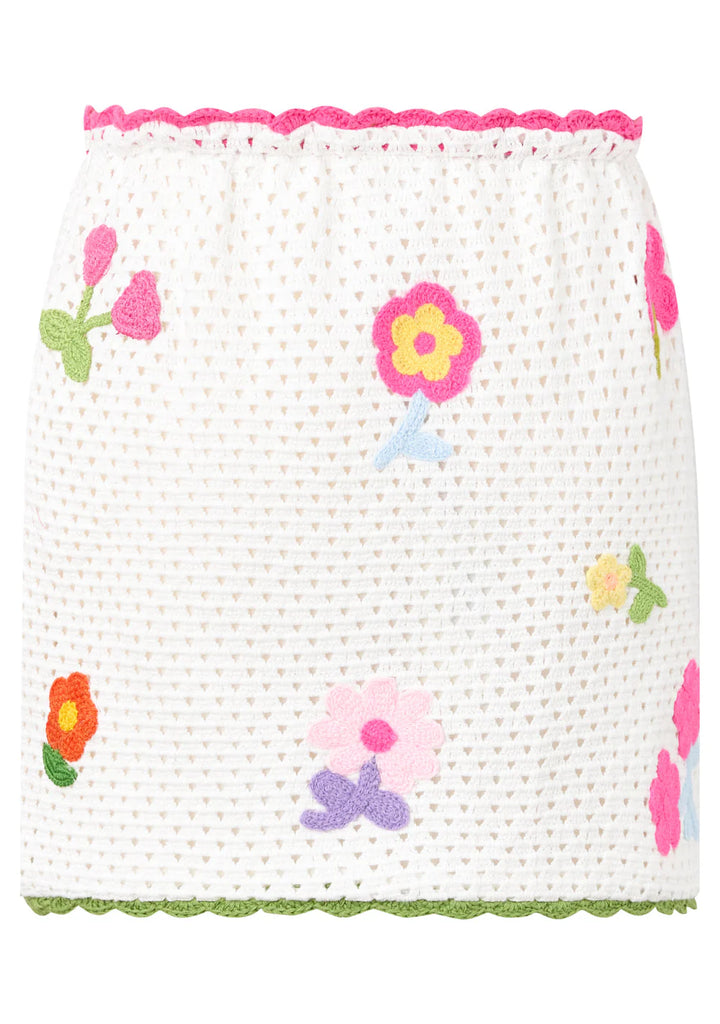 Daisette Crochet Mini Skirt