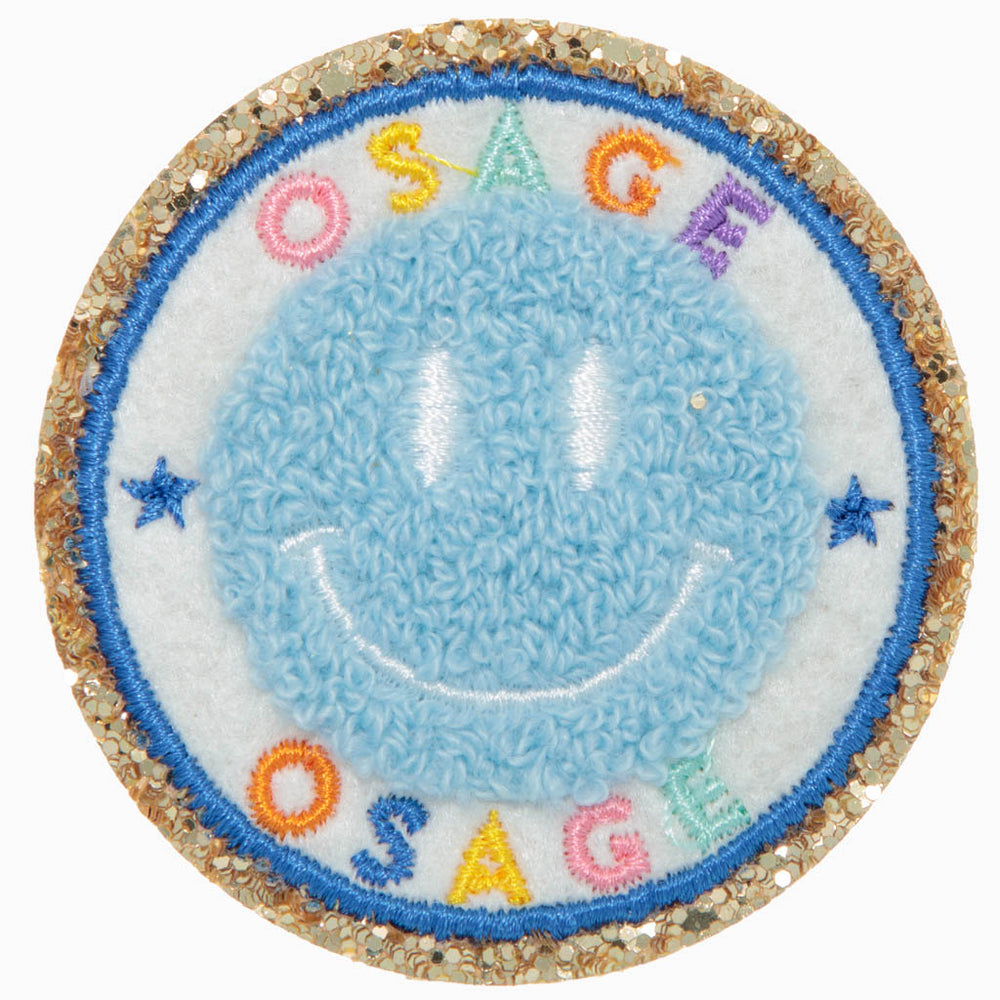 Camp Smiley Chenille Sticker