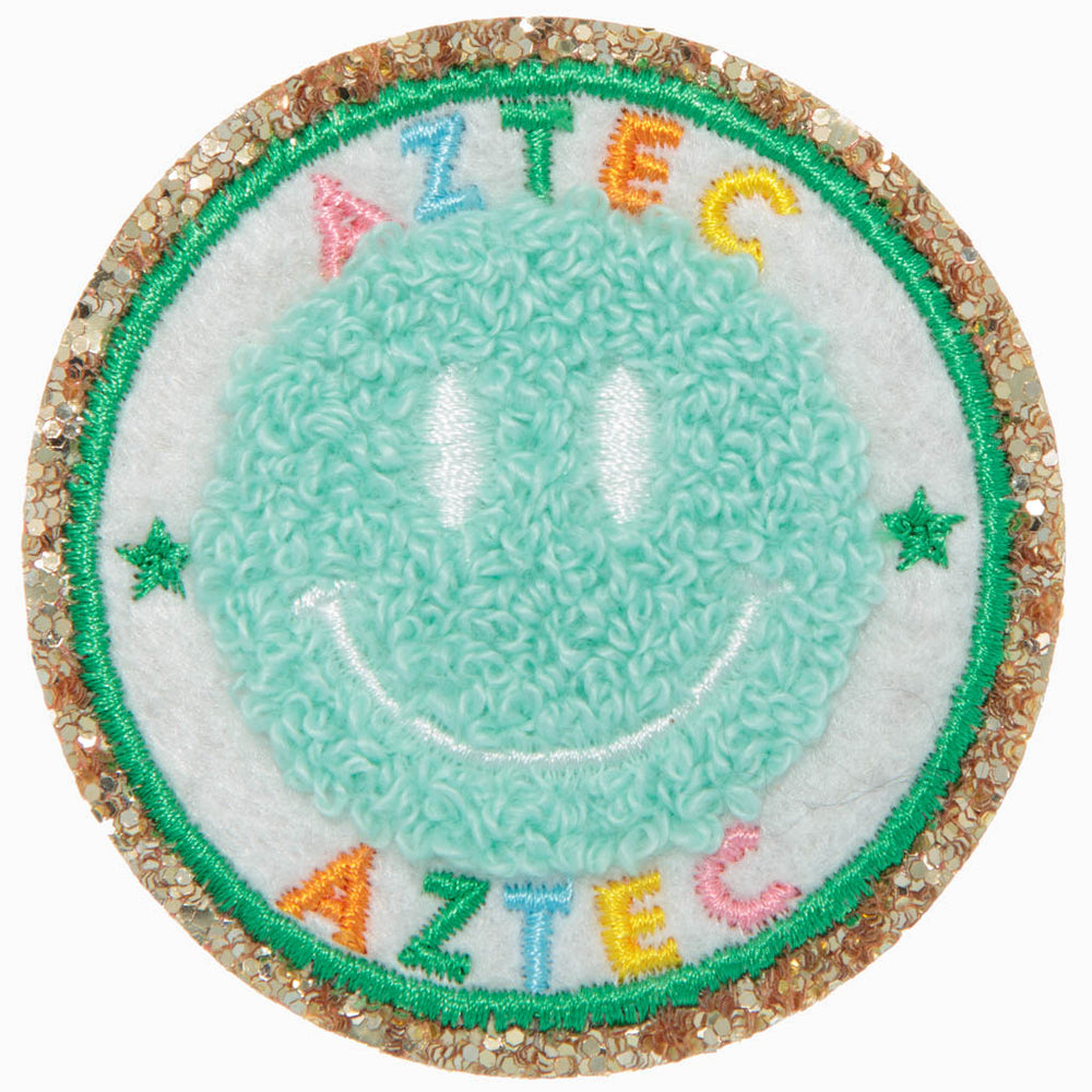 Camp Smiley Chenille Sticker