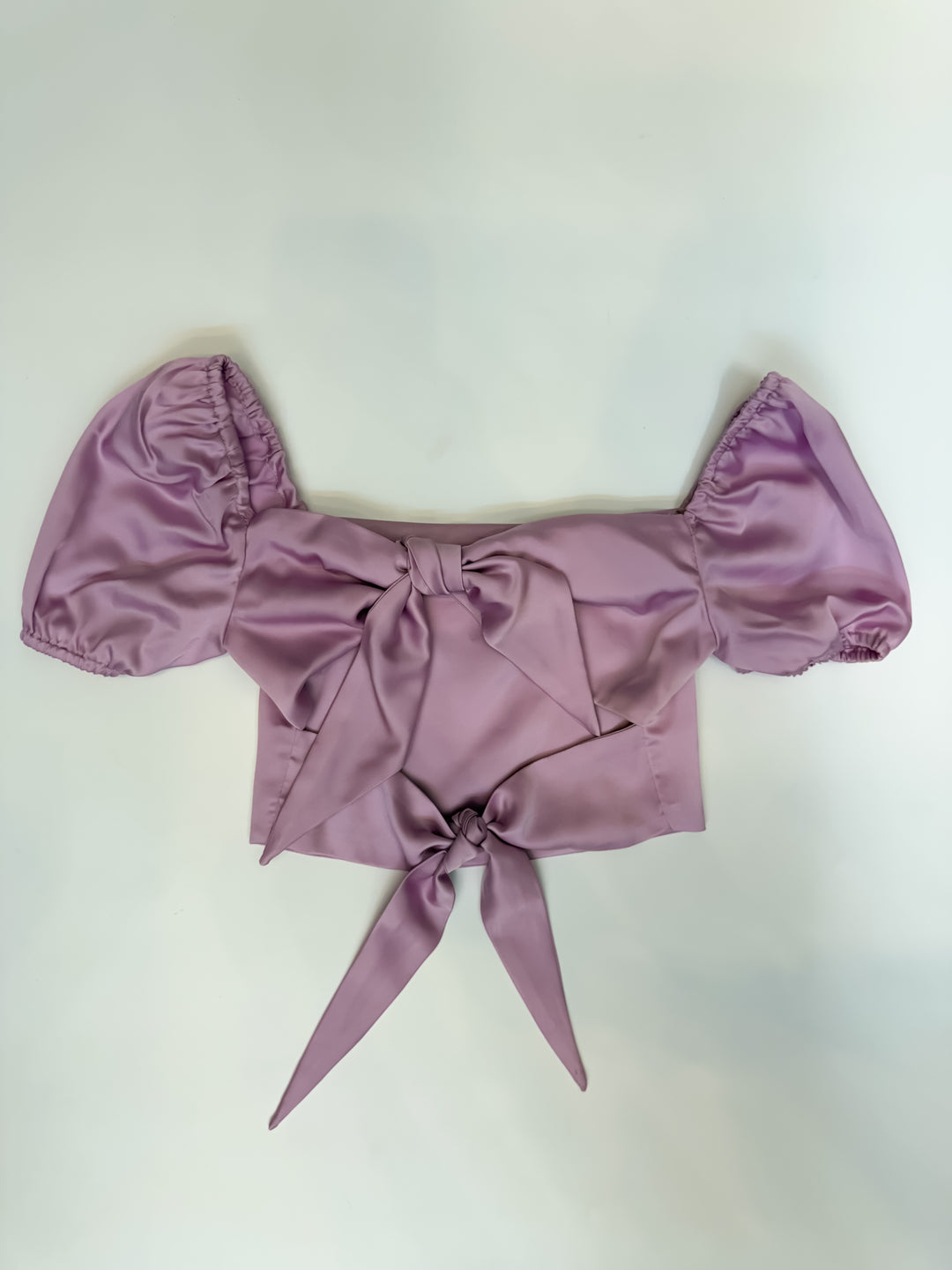 Noa Satin Tie Back Top