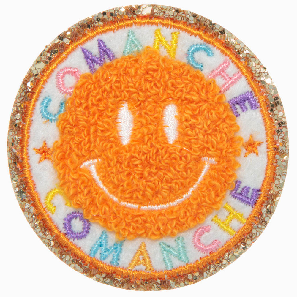Camp Smiley Chenille Sticker