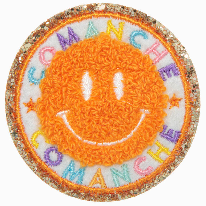 Camp Smiley Chenille Sticker