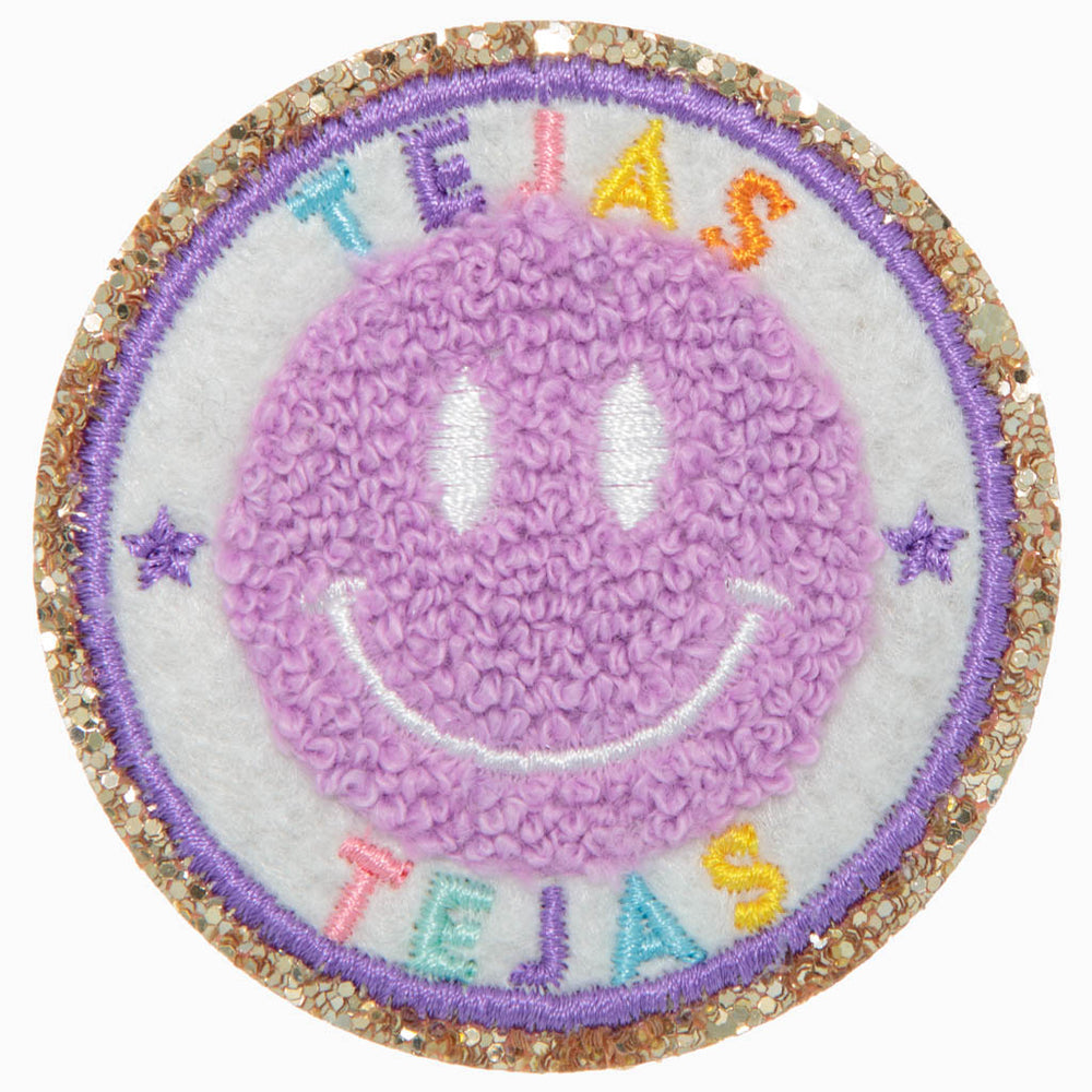Camp Smiley Chenille Sticker