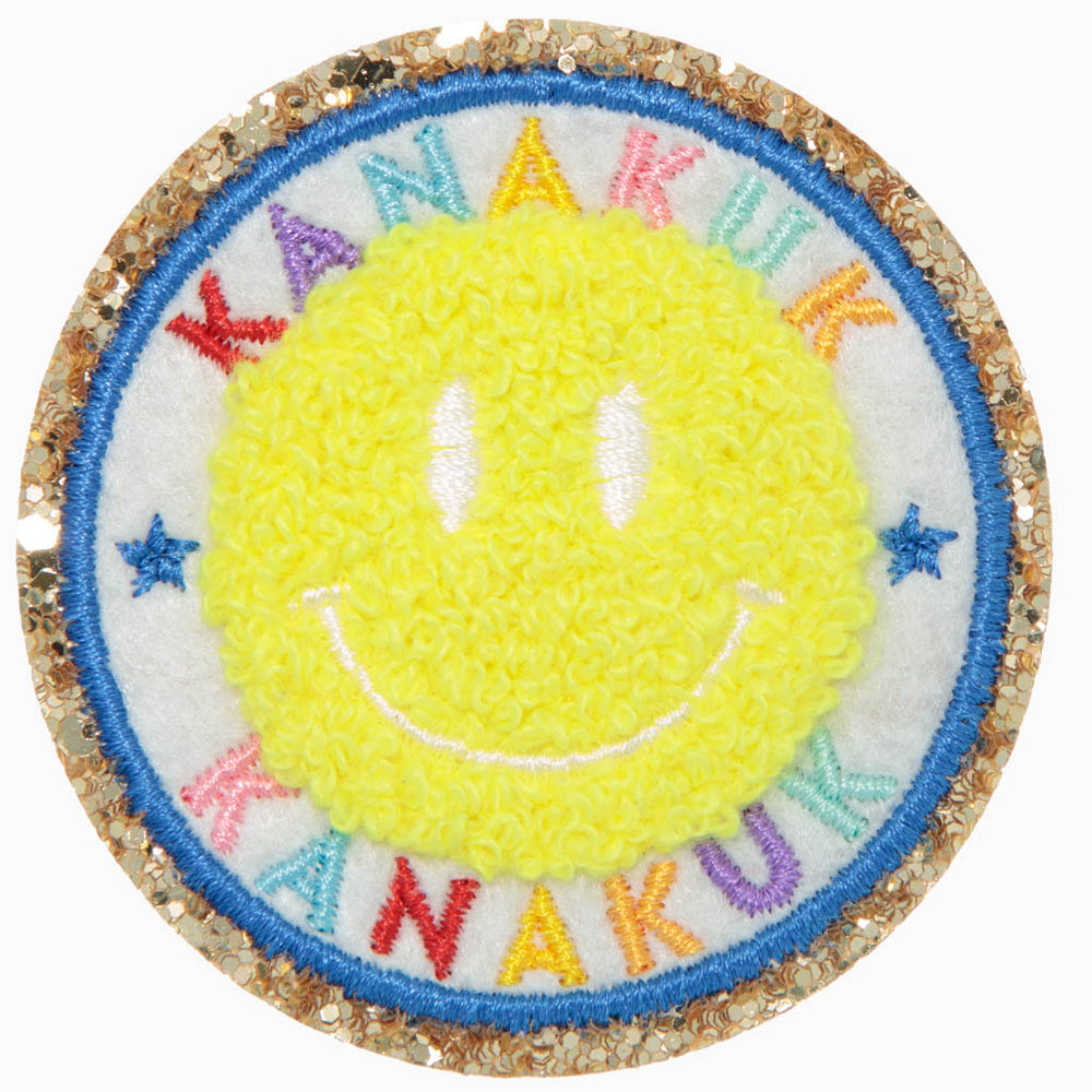 Camp Smiley Chenille Sticker