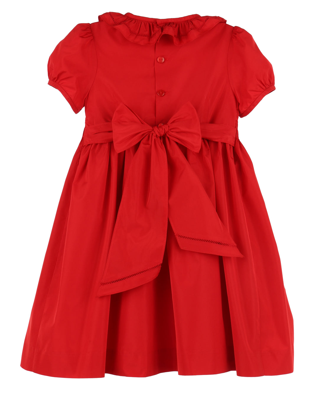 Twlight Taffeta Smocked Dress w/Ruffle