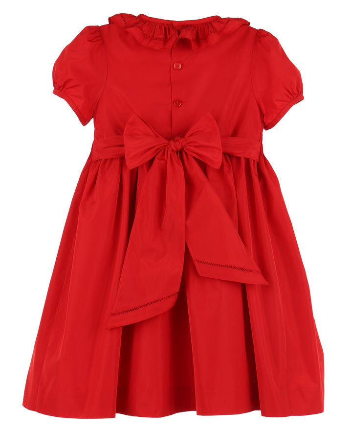 Twlight Taffeta Smocked Dress w/Ruffle