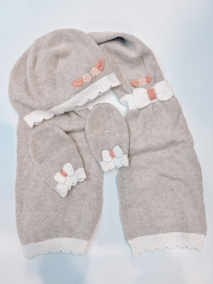 Hat, Gloves, and Scarf Set