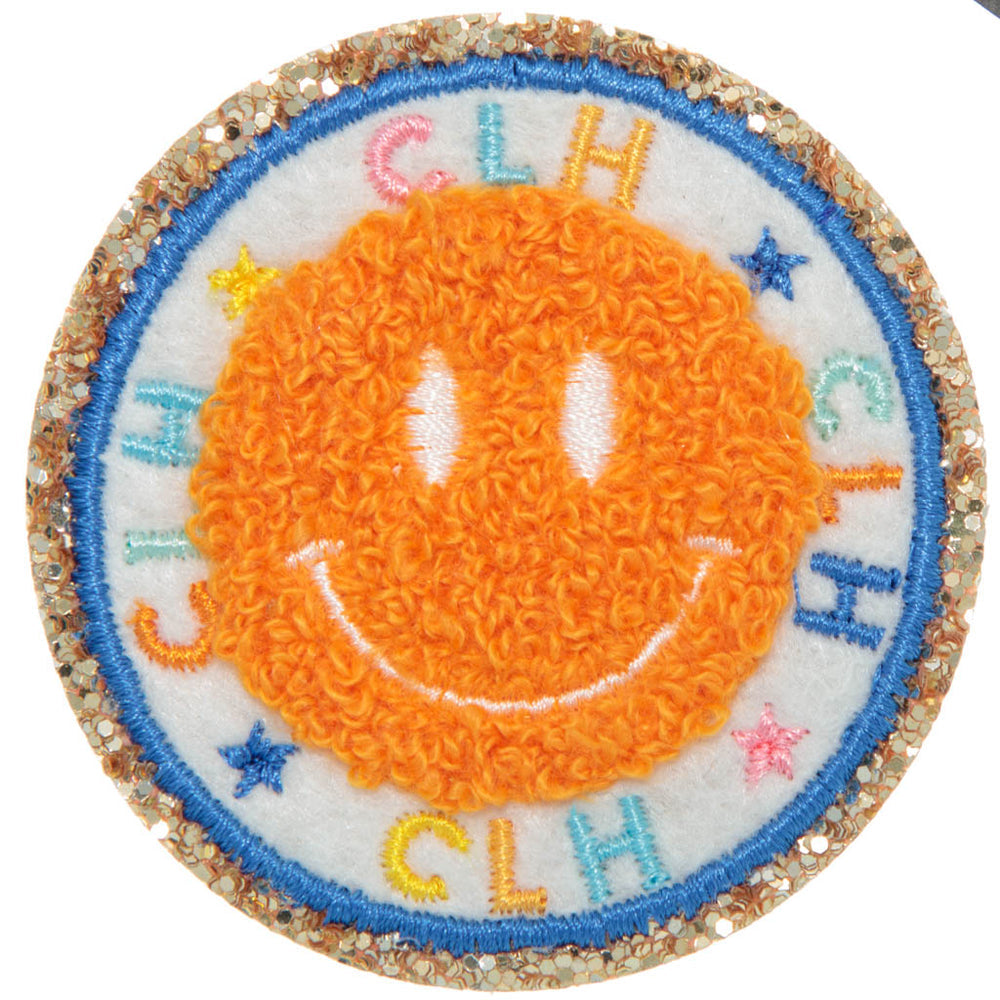 Camp Smiley Chenille Sticker