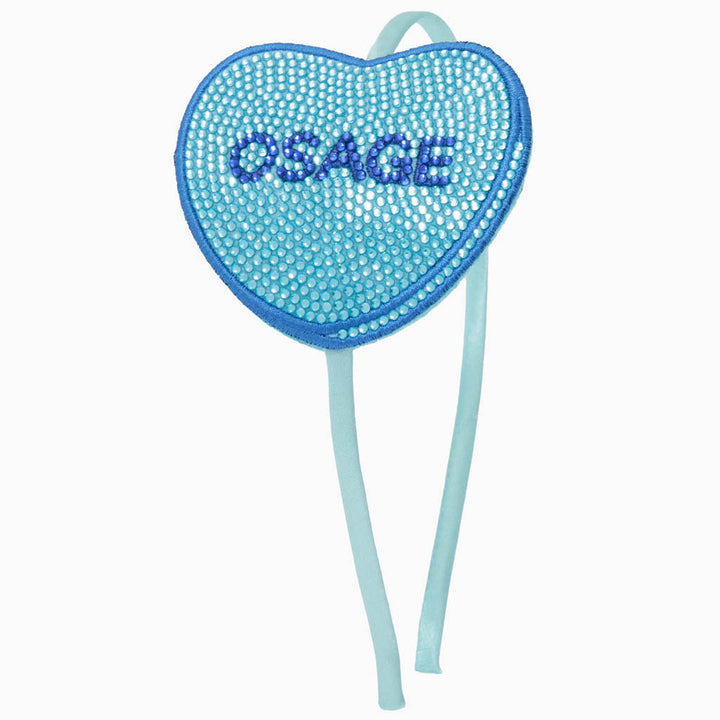 Rhinestone Heart Camp Headband