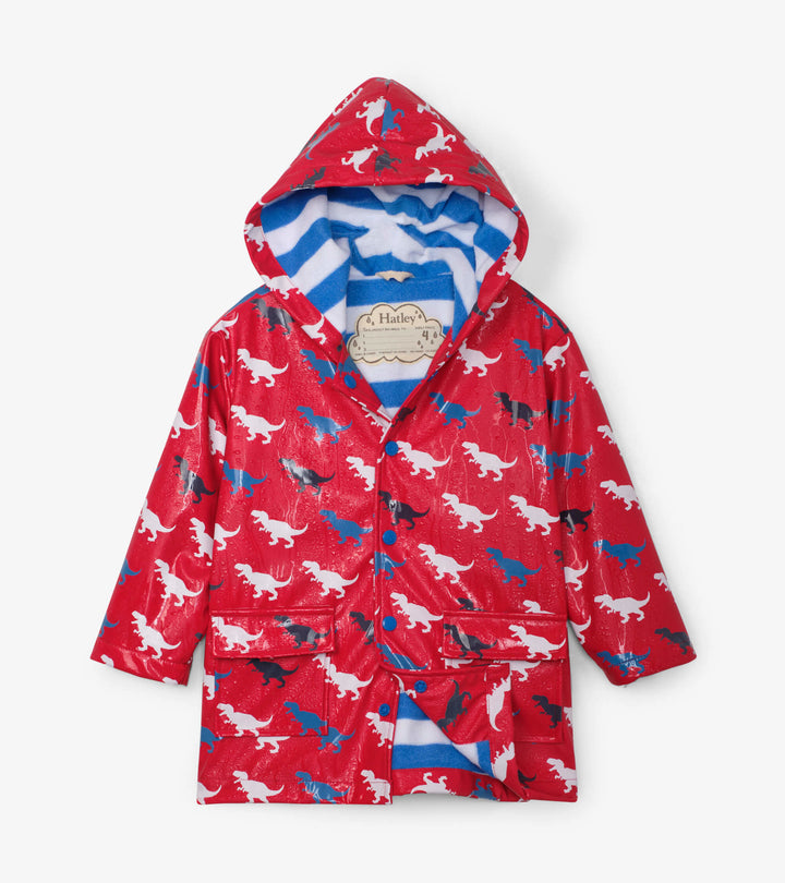 T-Rex Silhouettes Colour Changing Raincoat