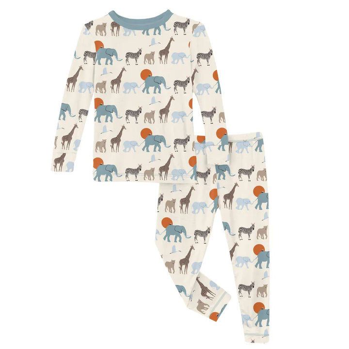 Longsleeve Pajama Print Set