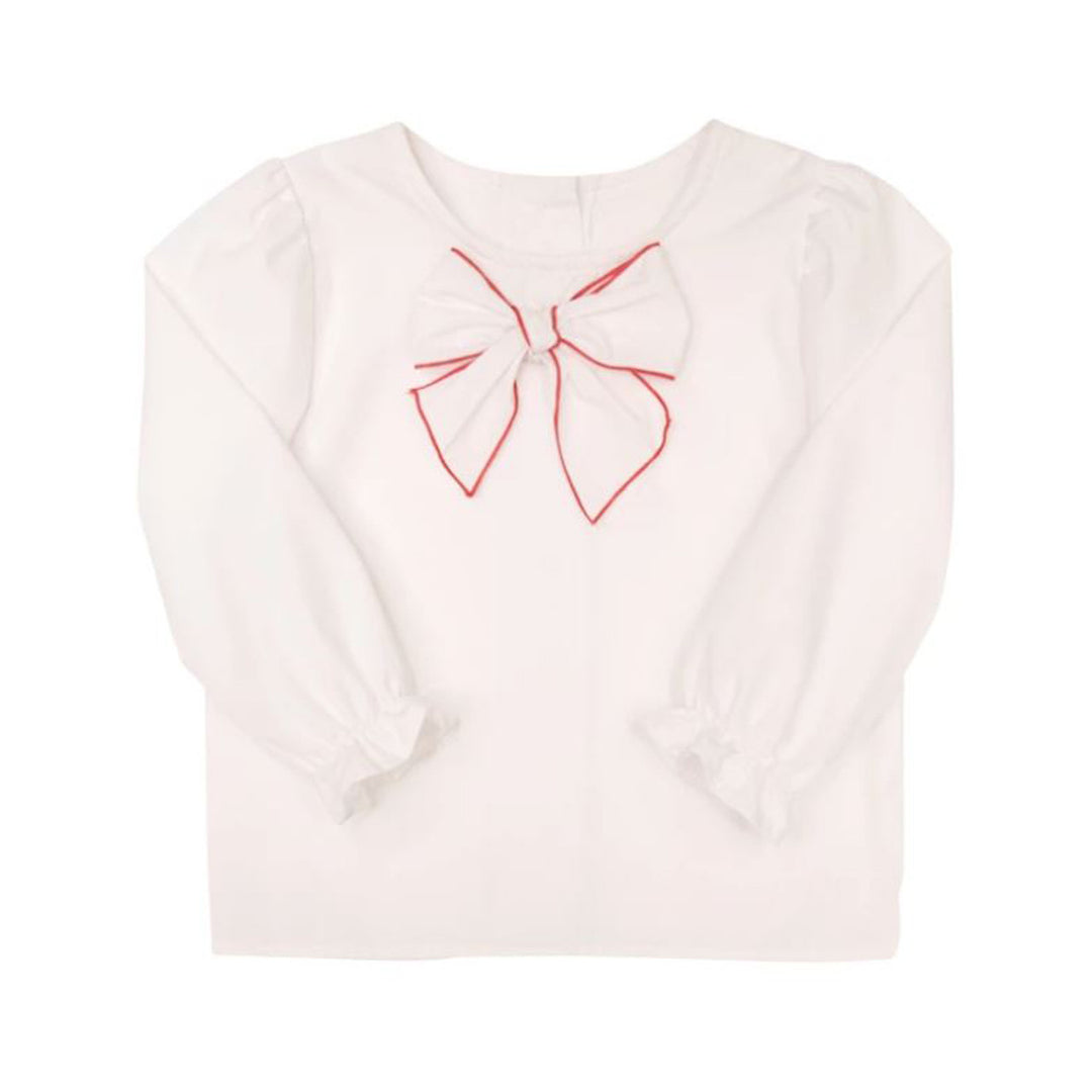 Beatrice Bow Blouse-Long Sleeve