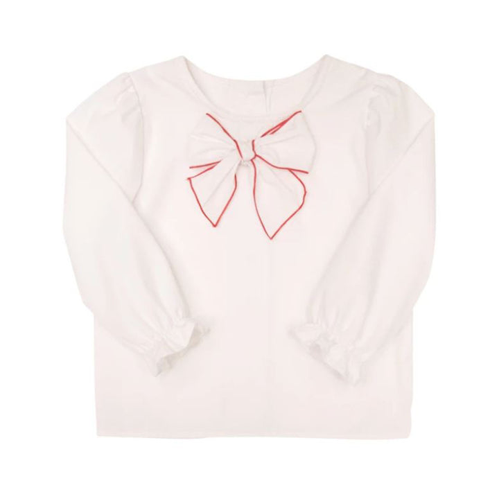 Beatrice Bow Blouse-Long Sleeve