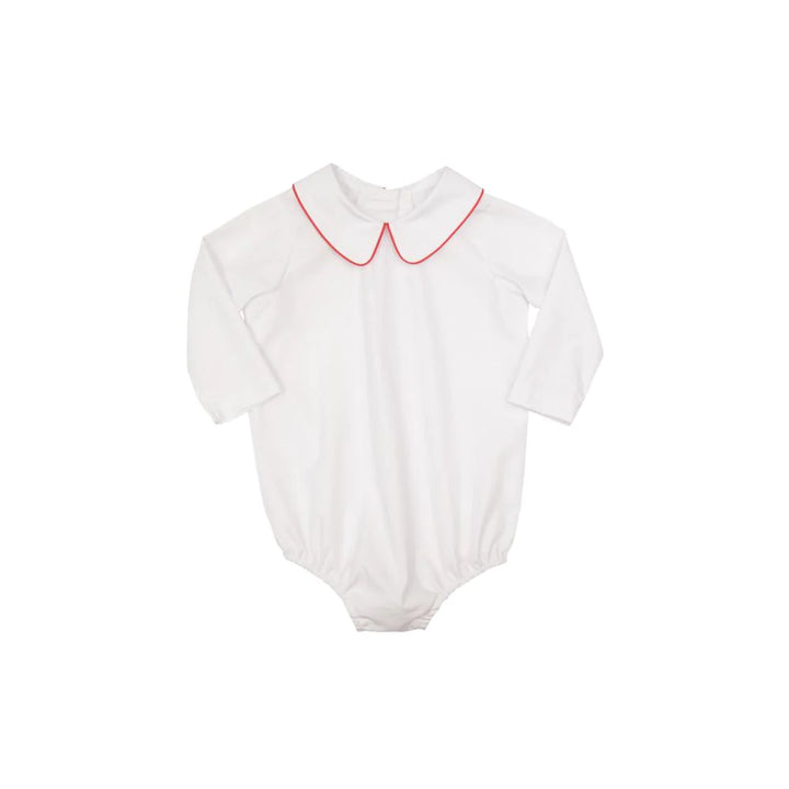 Peter Pan Collar Woven Shirt and Onesie