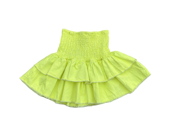 Smocked Waist Tiered Skirt