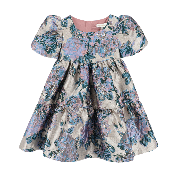 Jordan Flower Jacquard Dress