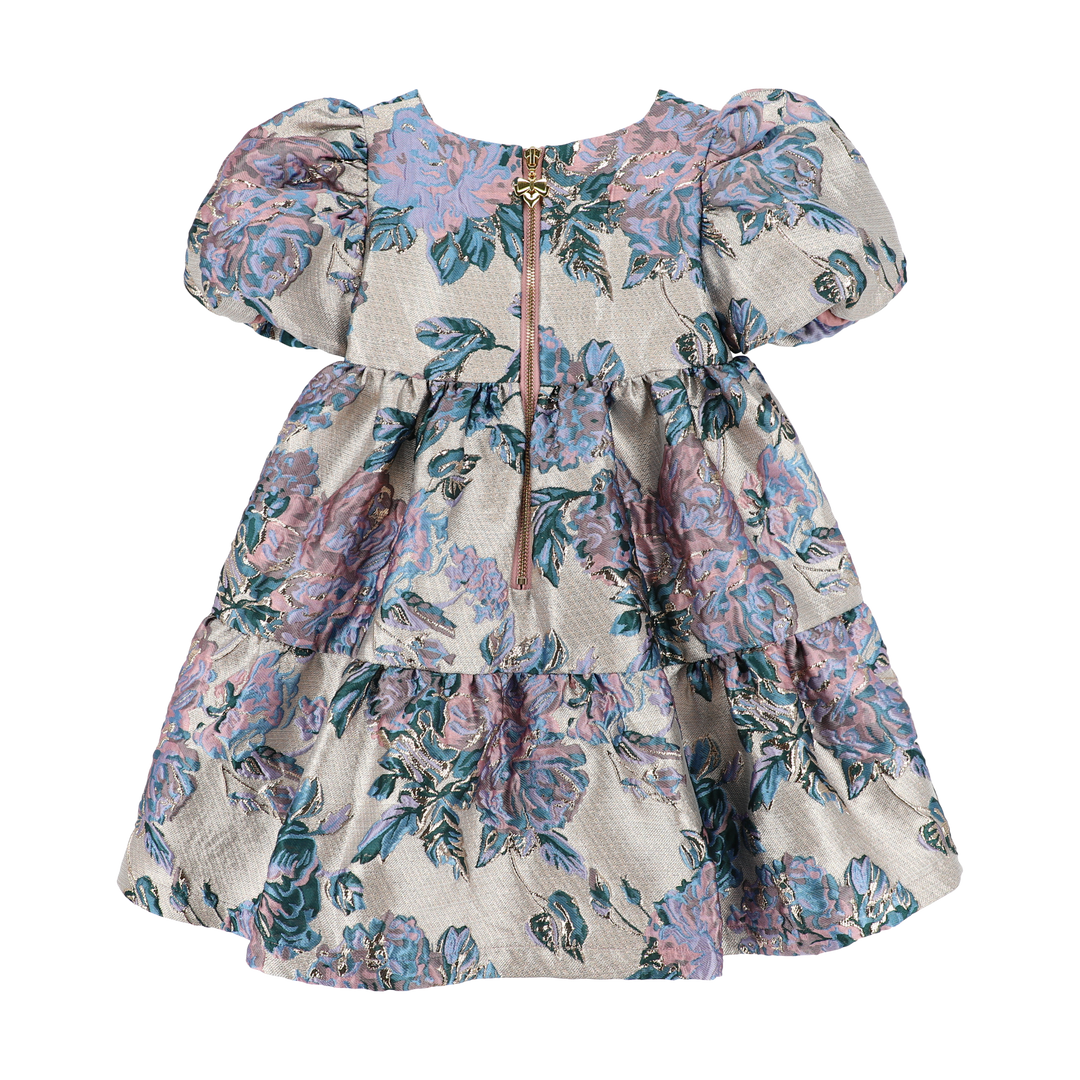 Jordan Flower Jacquard Dress