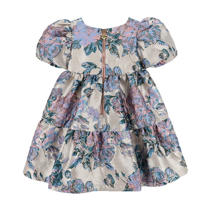 Jordan Flower Jacquard Dress