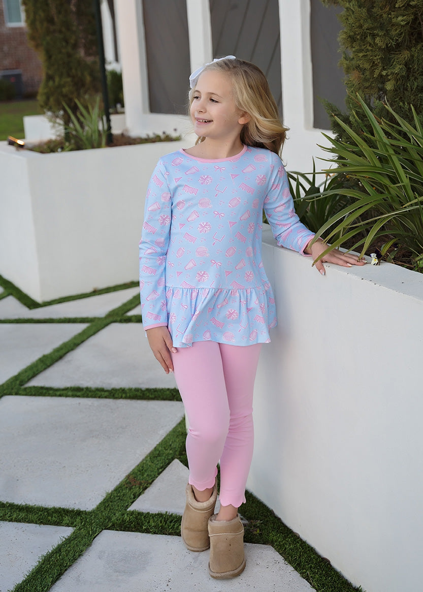 Peggie Peplum Legging Set