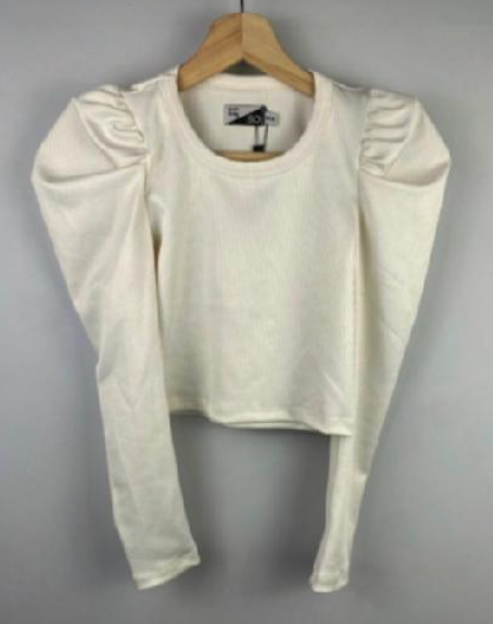 Puff Shoulder Long Sleeve Shirt