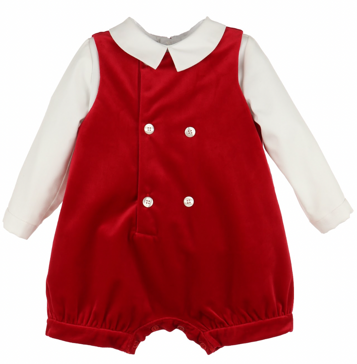 Deluxe Velvet Boy Romper