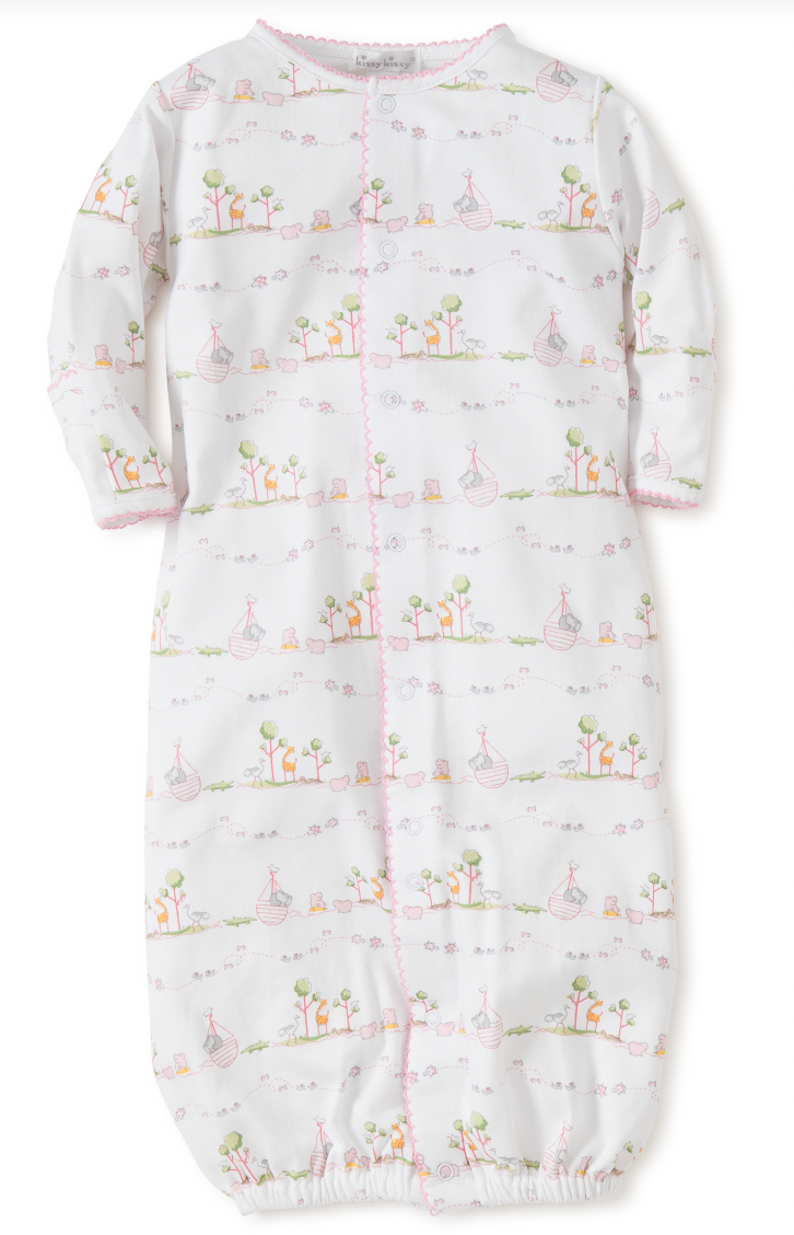 Noah's Print Conv. Gown