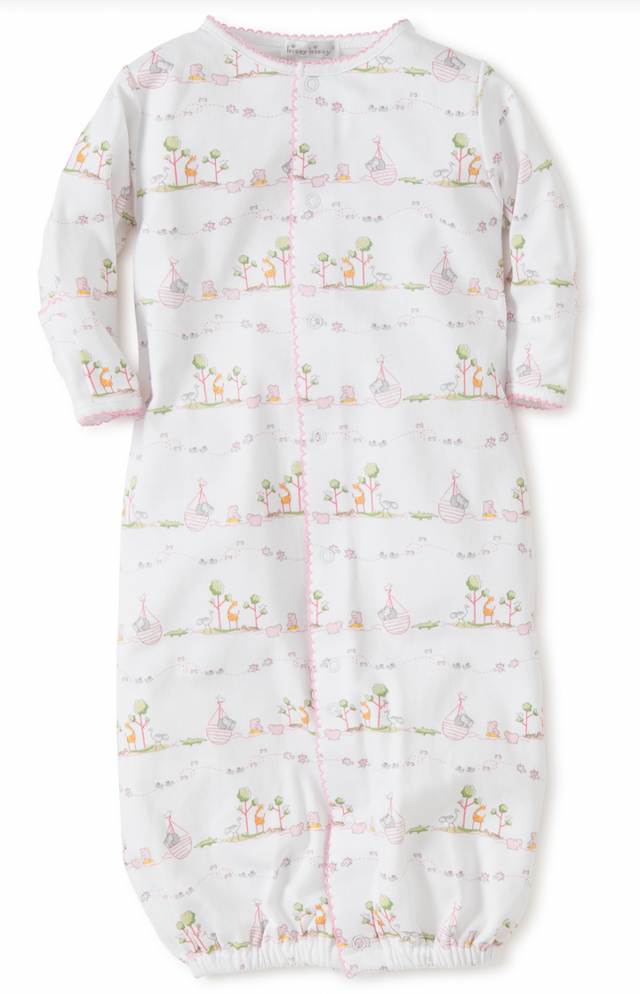 Noah's Print Conv. Gown