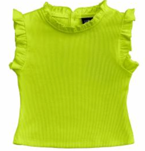 Ruffle Sleeveless Top