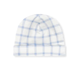 Windowpane Print Baby Hat