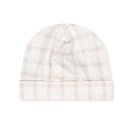 Windowpane Print Baby Hat