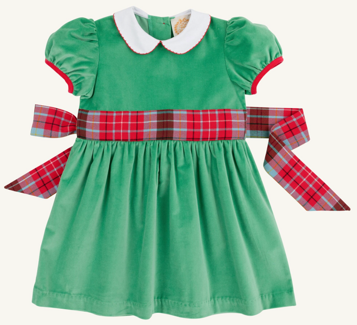 Cindy Lou Sash Dress-Velveteen