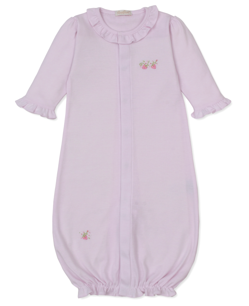 Pink Stripe Convertible Gown