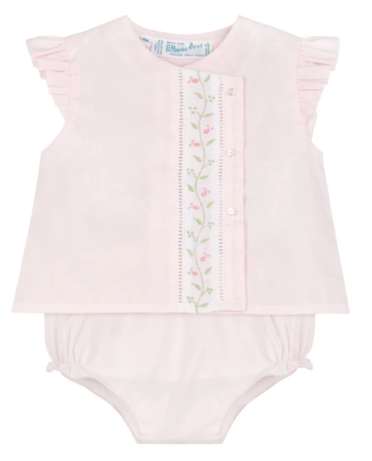 Floral Vine Diaper Set