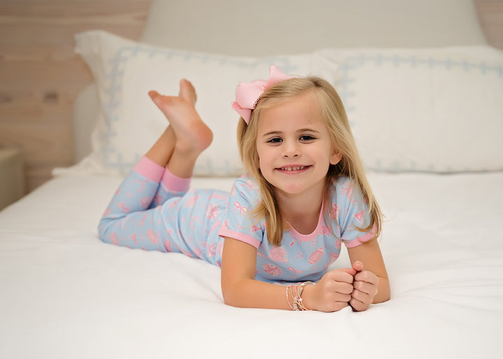 Girls Shortsleeve Jammie Set-2pc