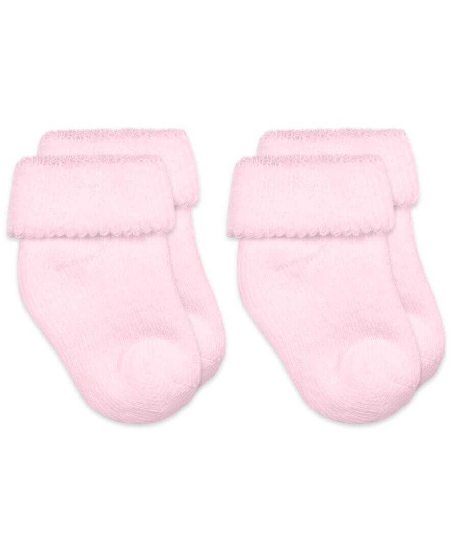 Terry Turn Cuff Bootie Socks-2 Pack