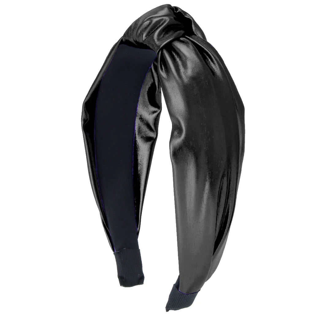 Top Knot Metallic Headband