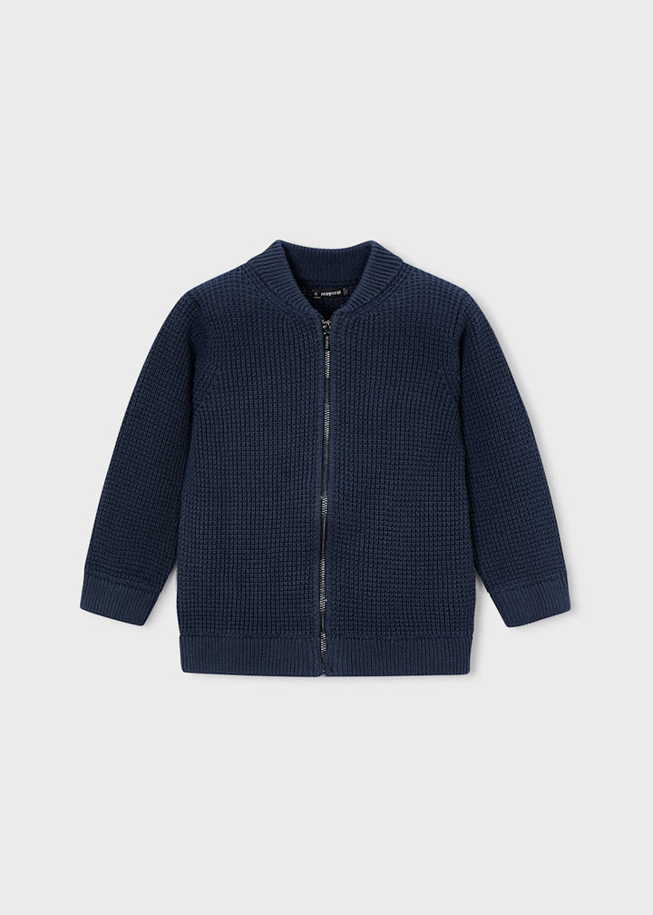 Knit Zip Cardigan