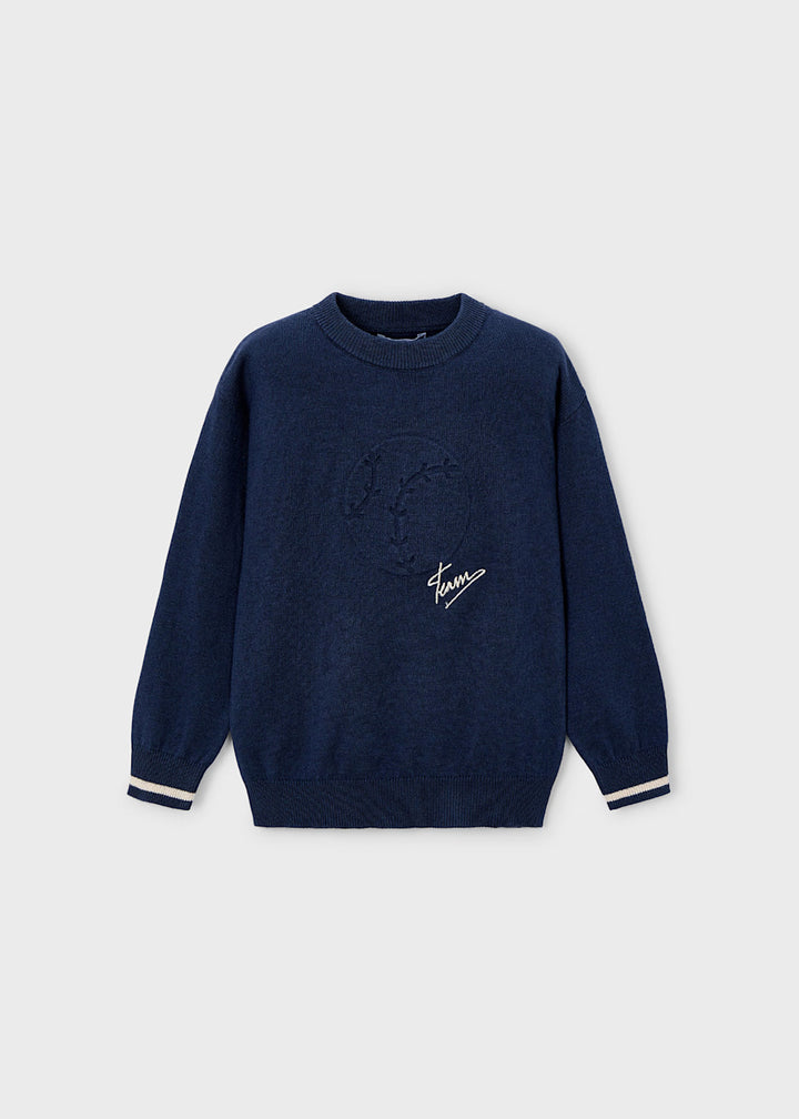 Embossed Sweater