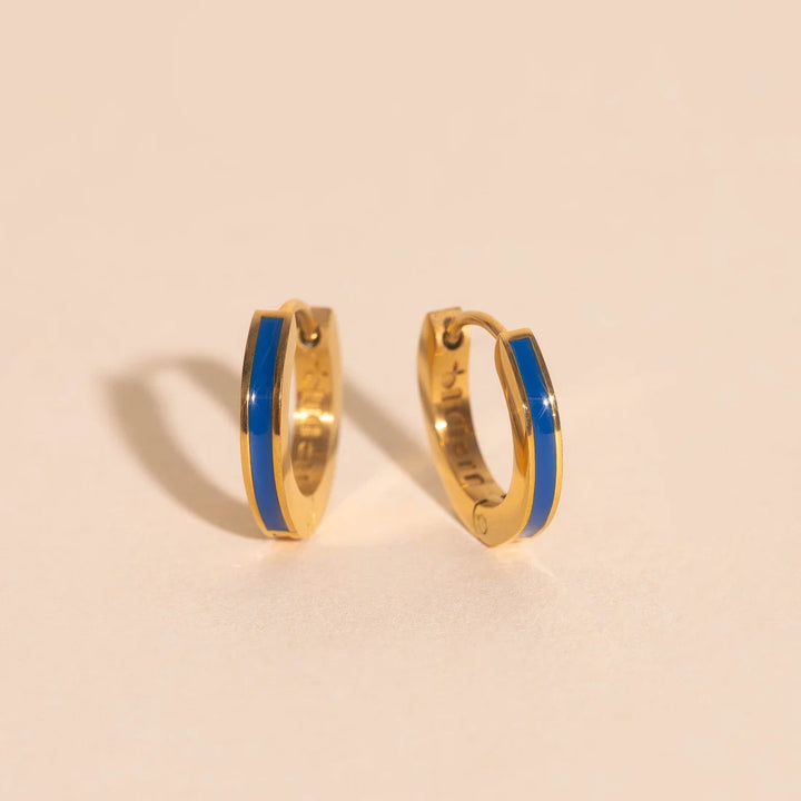 Color Huggie Hoop Earrings