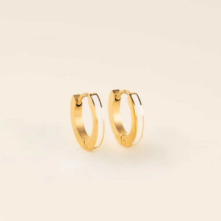 Color Huggie Hoop Earrings