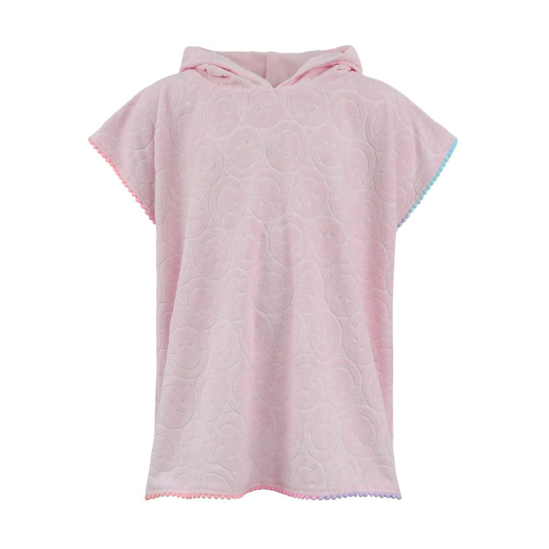 Embossed Emoji Terry Poncho