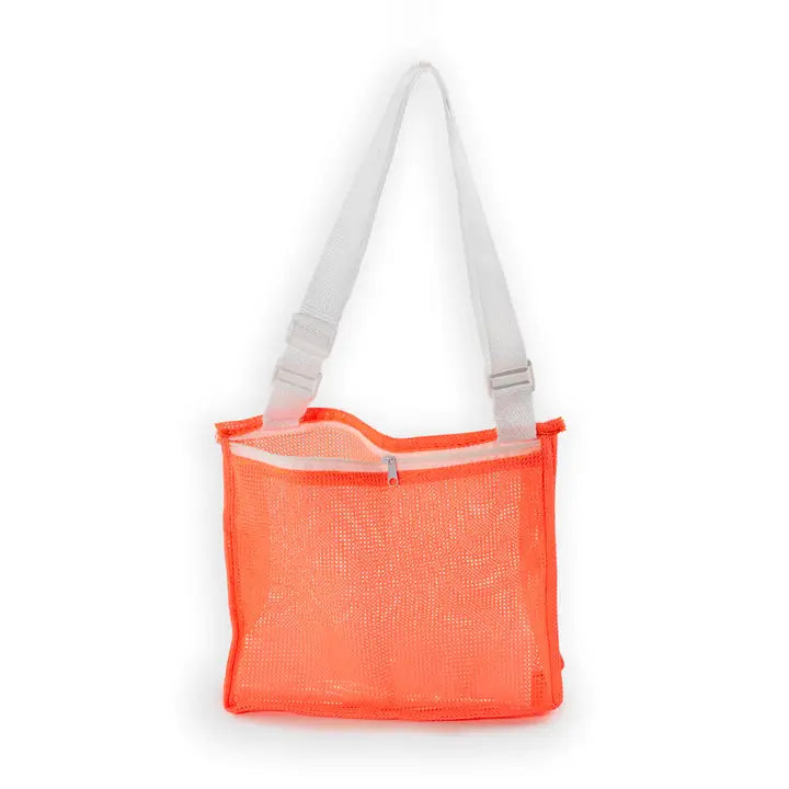 Mesh Shell Collecting Beach Bag