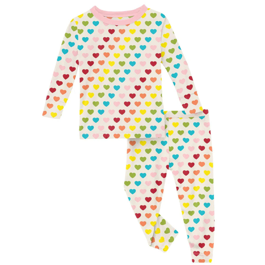 Print Long Sleeve Pajama Set