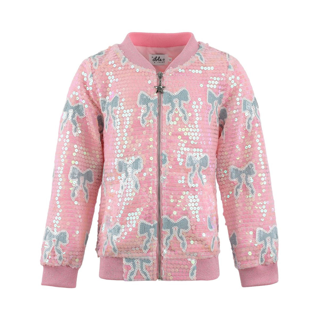 Sequin Bow Bomber