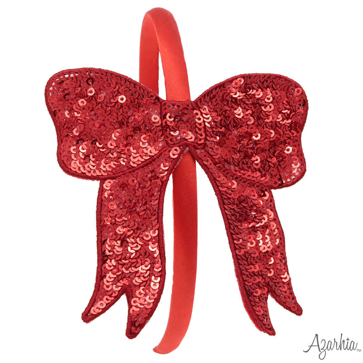 Sequin Bow Headband