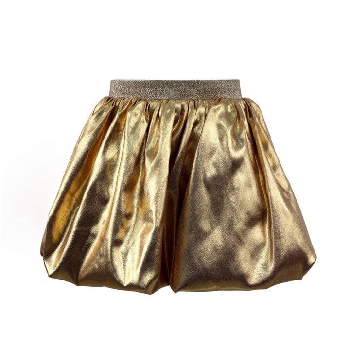 Shiny Metallic Mini Skirt