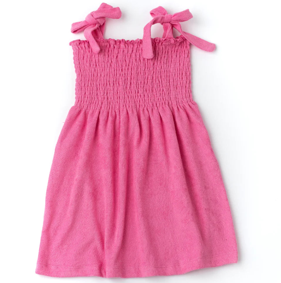 Smocked Terry Dress